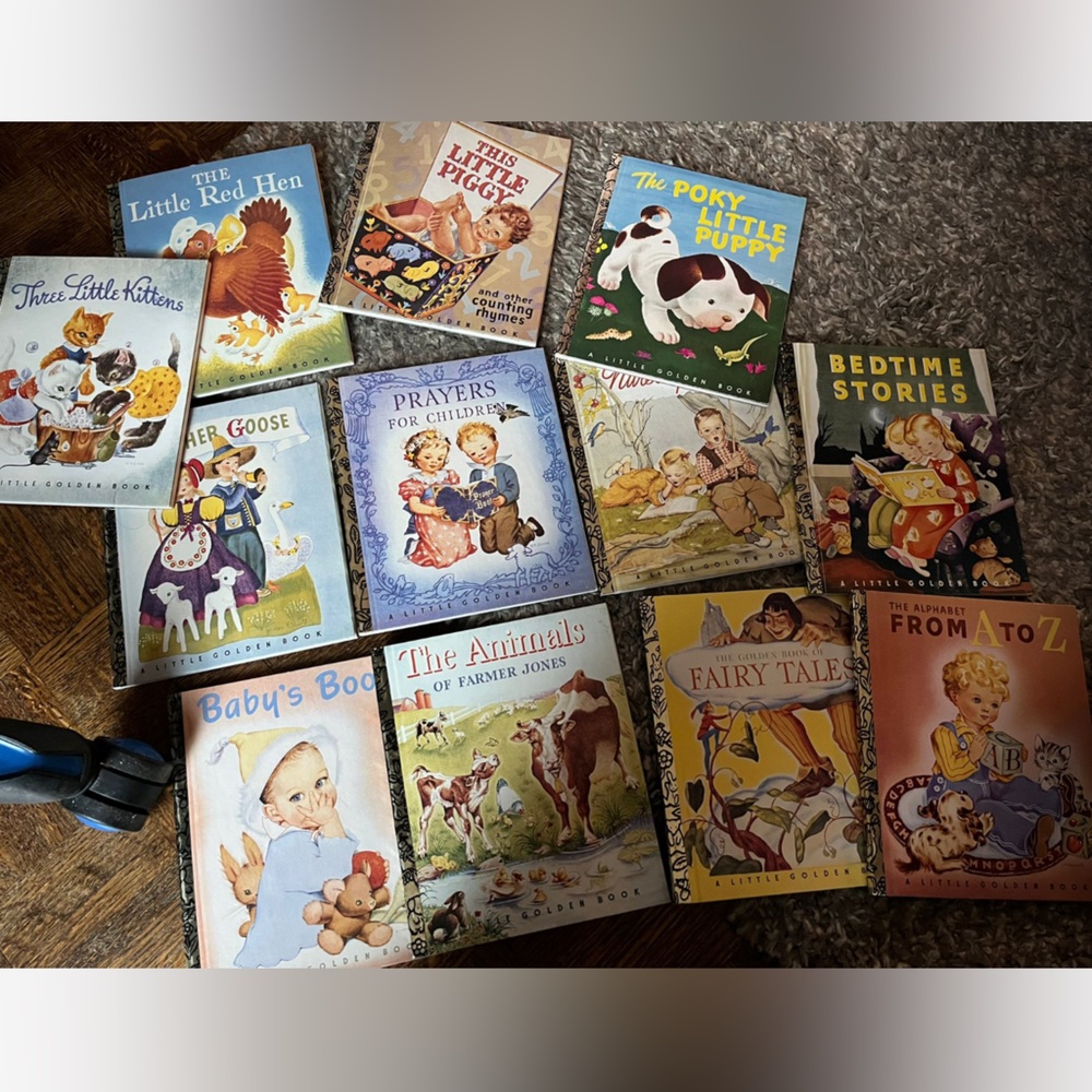 Vintage Little Golden Book Children's Storybook Collection